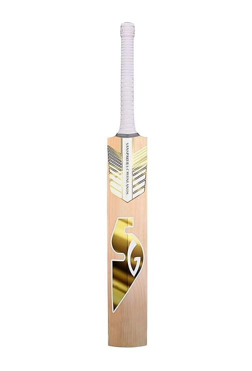 SG Sunny Gold Classic Bat English Willow Hard Pressed Shaped for Superb Stroke Cricket Bat (Leather Ball)