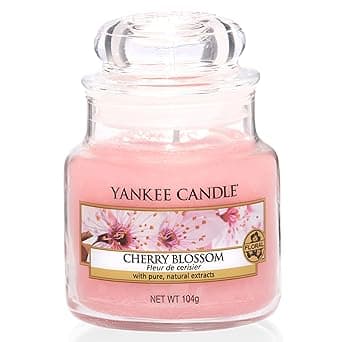 Yankee Candle Cherry Blossom Jar Candle, Pink, Small