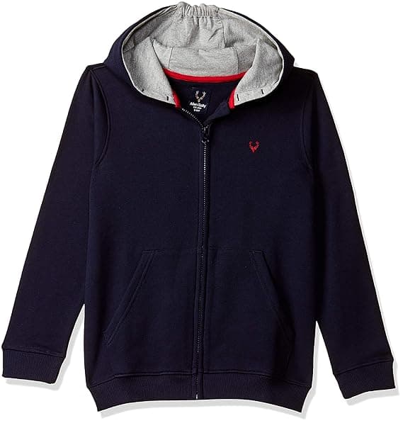 Allen Solly Junior Boys Cotton Hooded Neck Sweatshirt